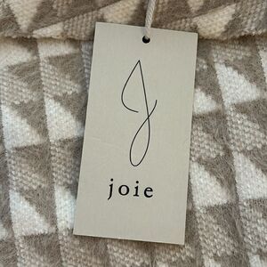 NEW Joie Tan And Cream Sweater Vest